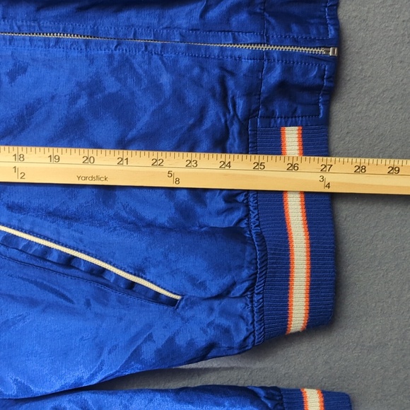 Polo Ralph Lauren Jacket Men's L Blue Satin Ralph's Tigers Varsity Letterman P - Picture 7 of 15